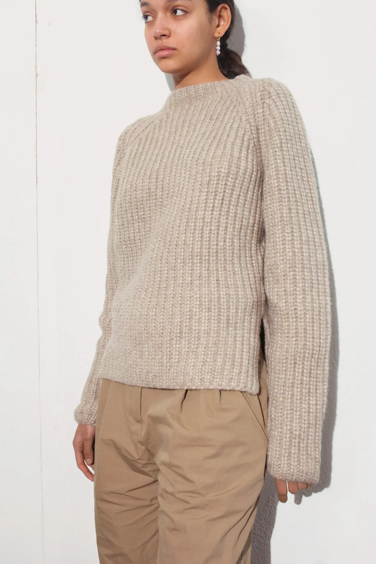 Fuerza Sweater - Melange Beige