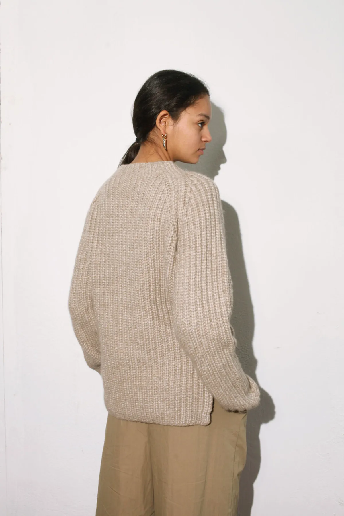 Fuerza Sweater - Melange Beige