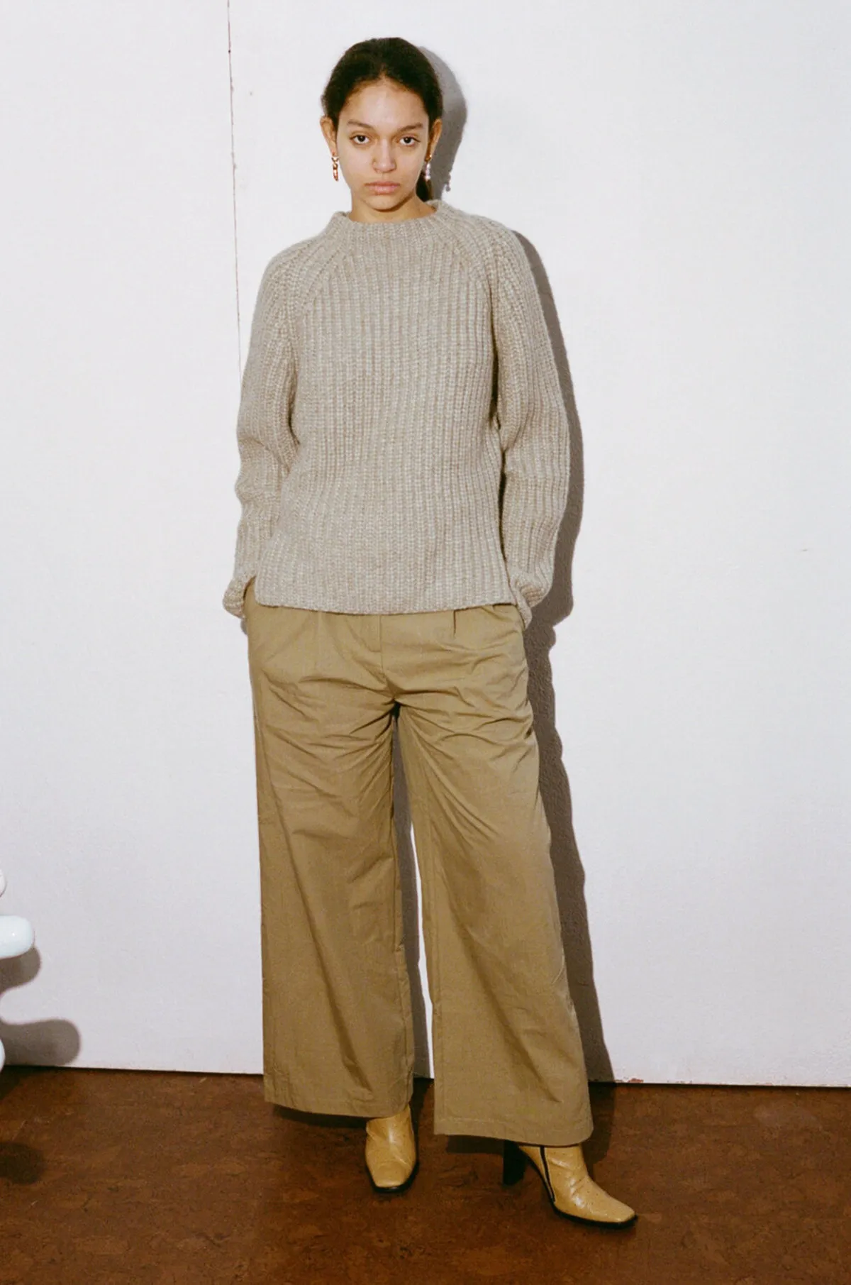 Fuerza Sweater - Melange Beige