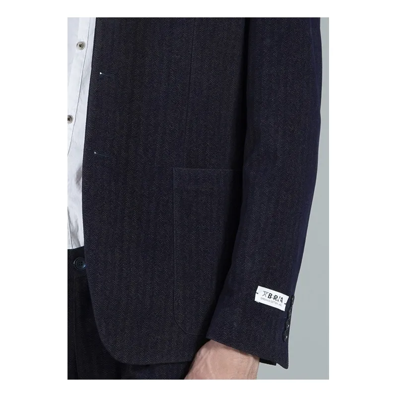 GIACCA BLAZER CON CAPPUCCIO, BLU