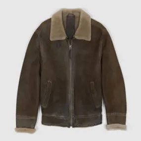 Gimo's Lambskin B-3 Bomber Leather Jacket