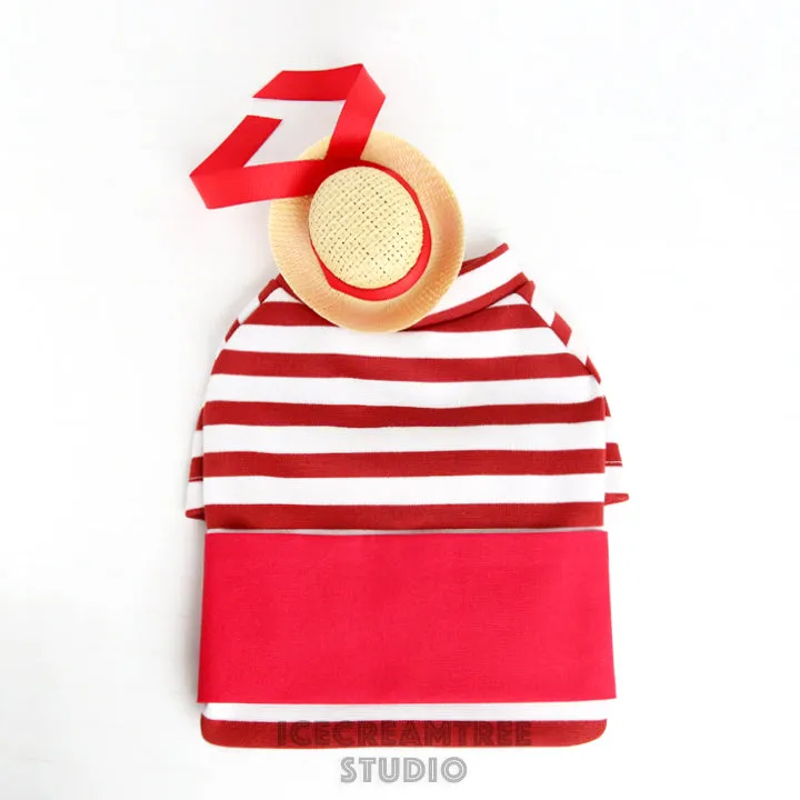 Gondolier Look Outfit Set - Pet Clothing