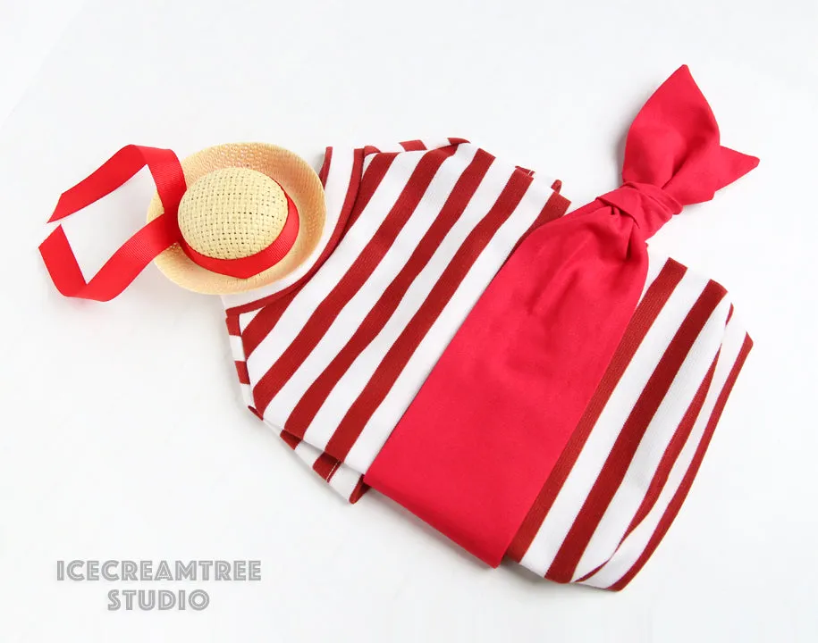 Gondolier Look Outfit Set - Pet Clothing