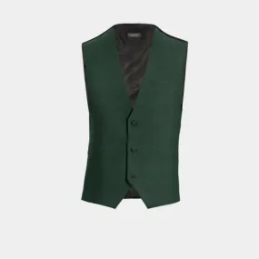 Green 3-buttons Waistcoat