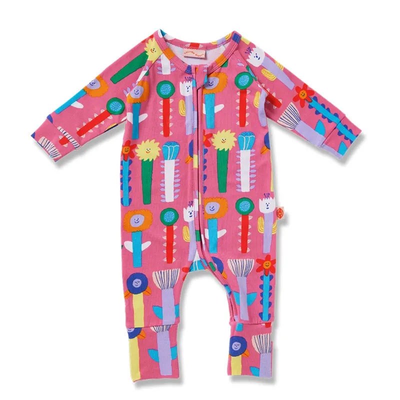 Halcyon Nights LS Zip Suit - Growing Tall