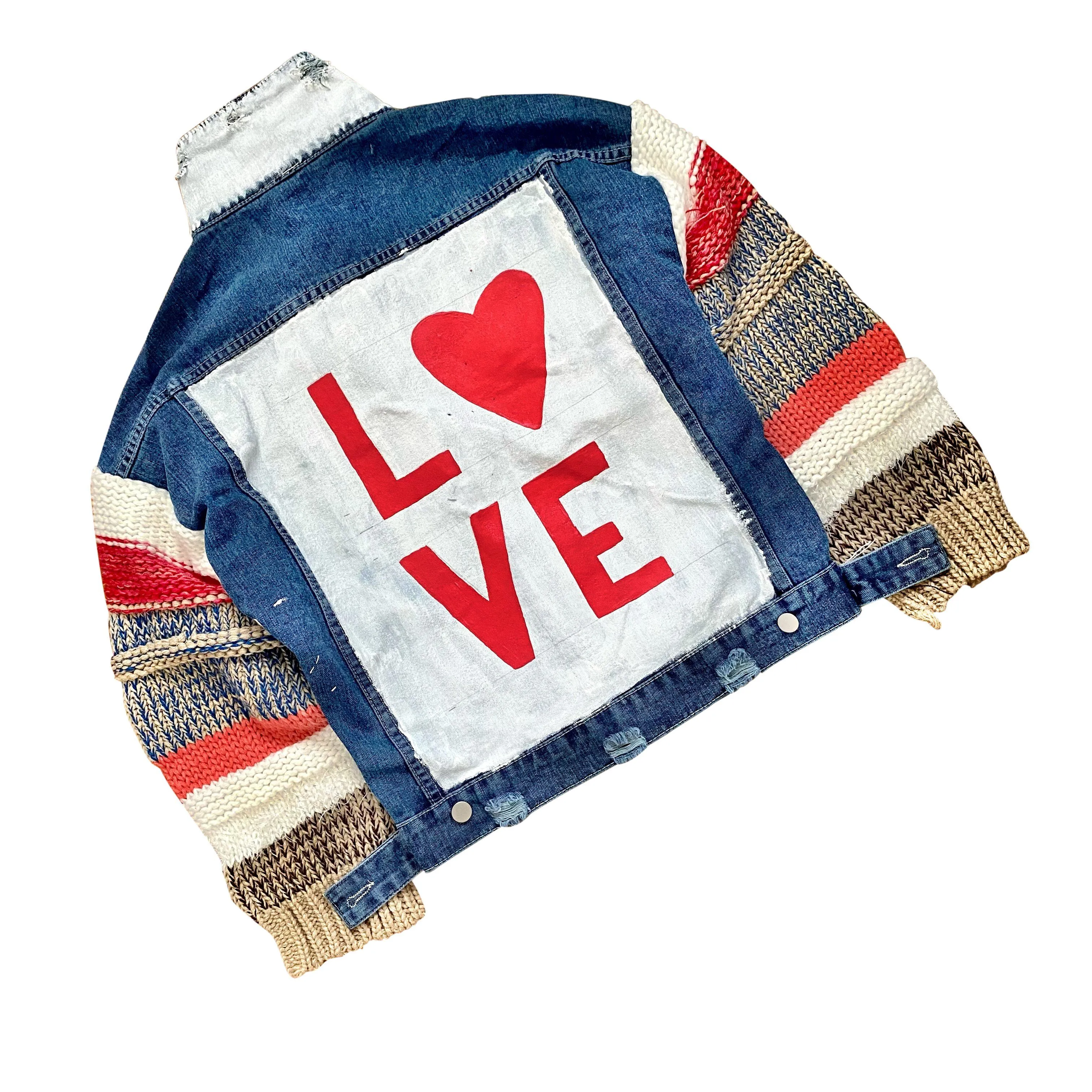 'HEARTED' DENIM JACKET