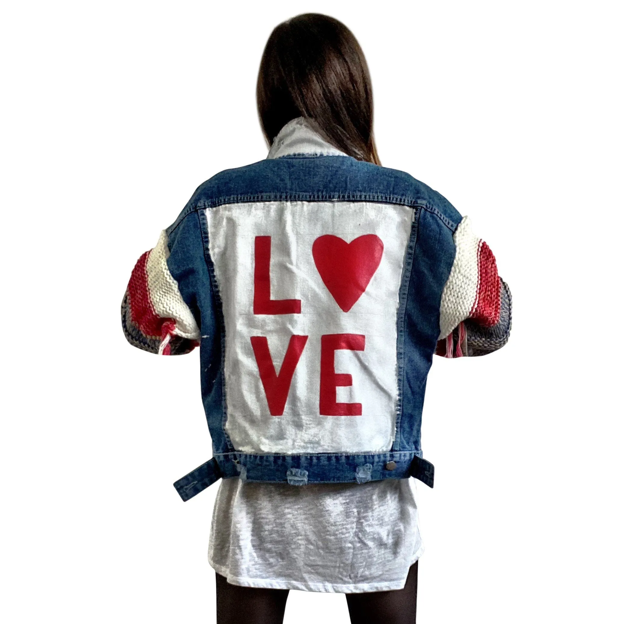 'HEARTED' DENIM JACKET