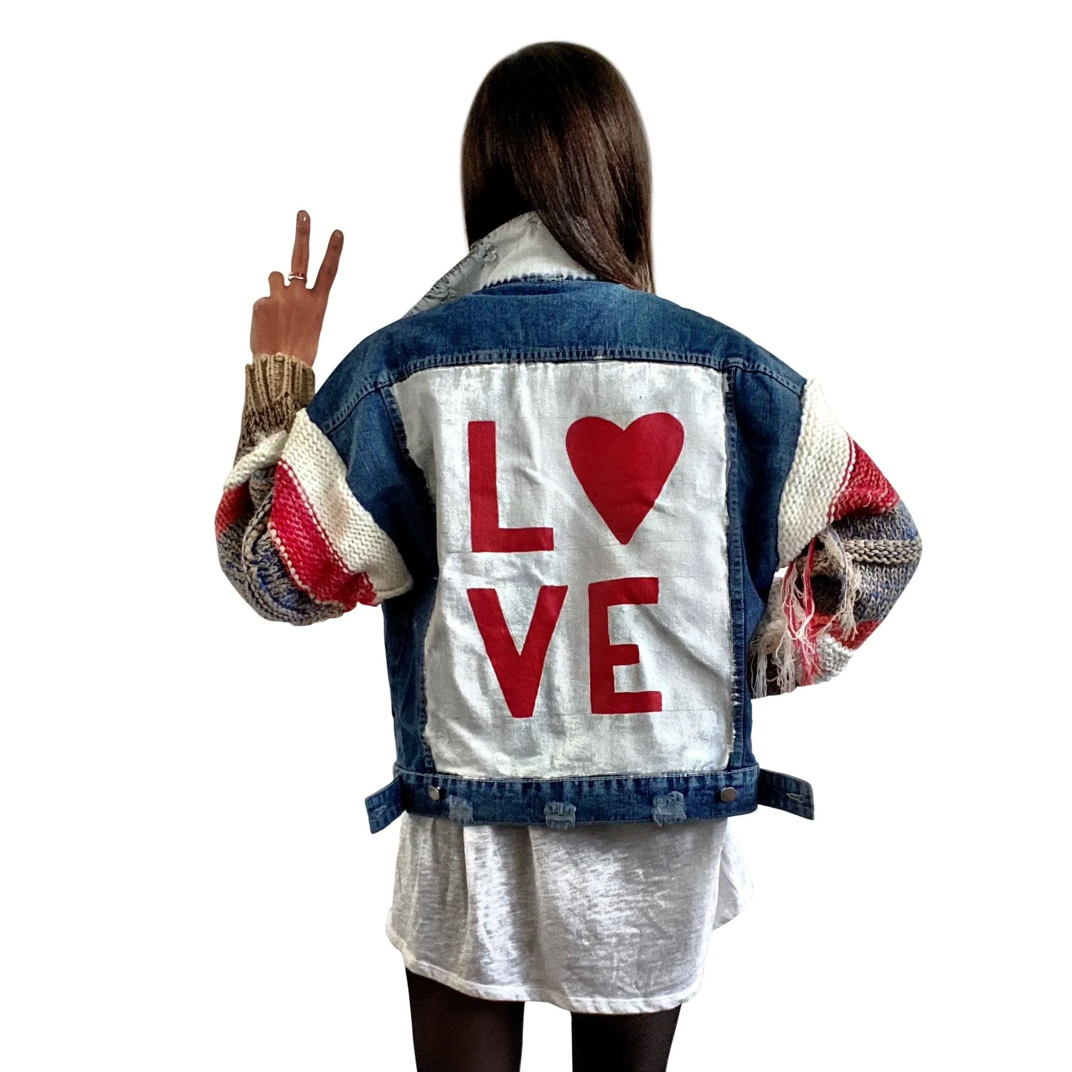 'HEARTED' DENIM JACKET