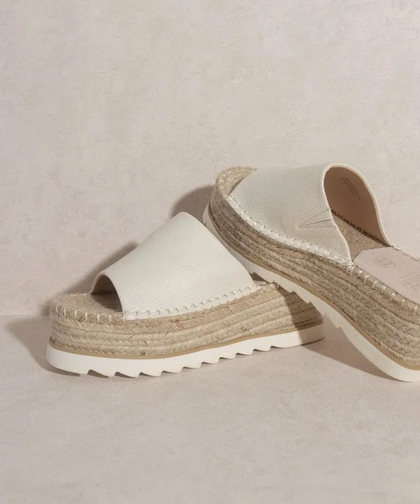 Ivy Espadrille Platform Slide