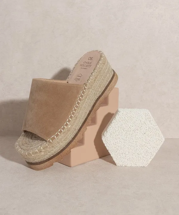 Ivy Espadrille Platform Slide