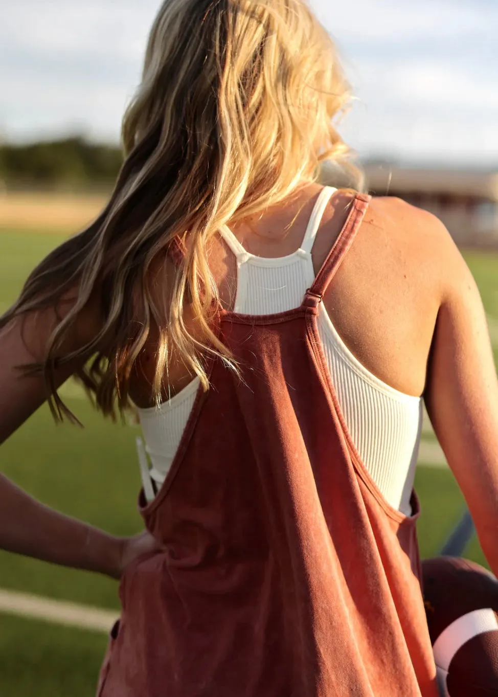 Jadelynn Brooke Ready To Play Dress | Maroon Acid Wash