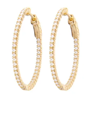 Jen Hansen Small Oval Hoops in Gold