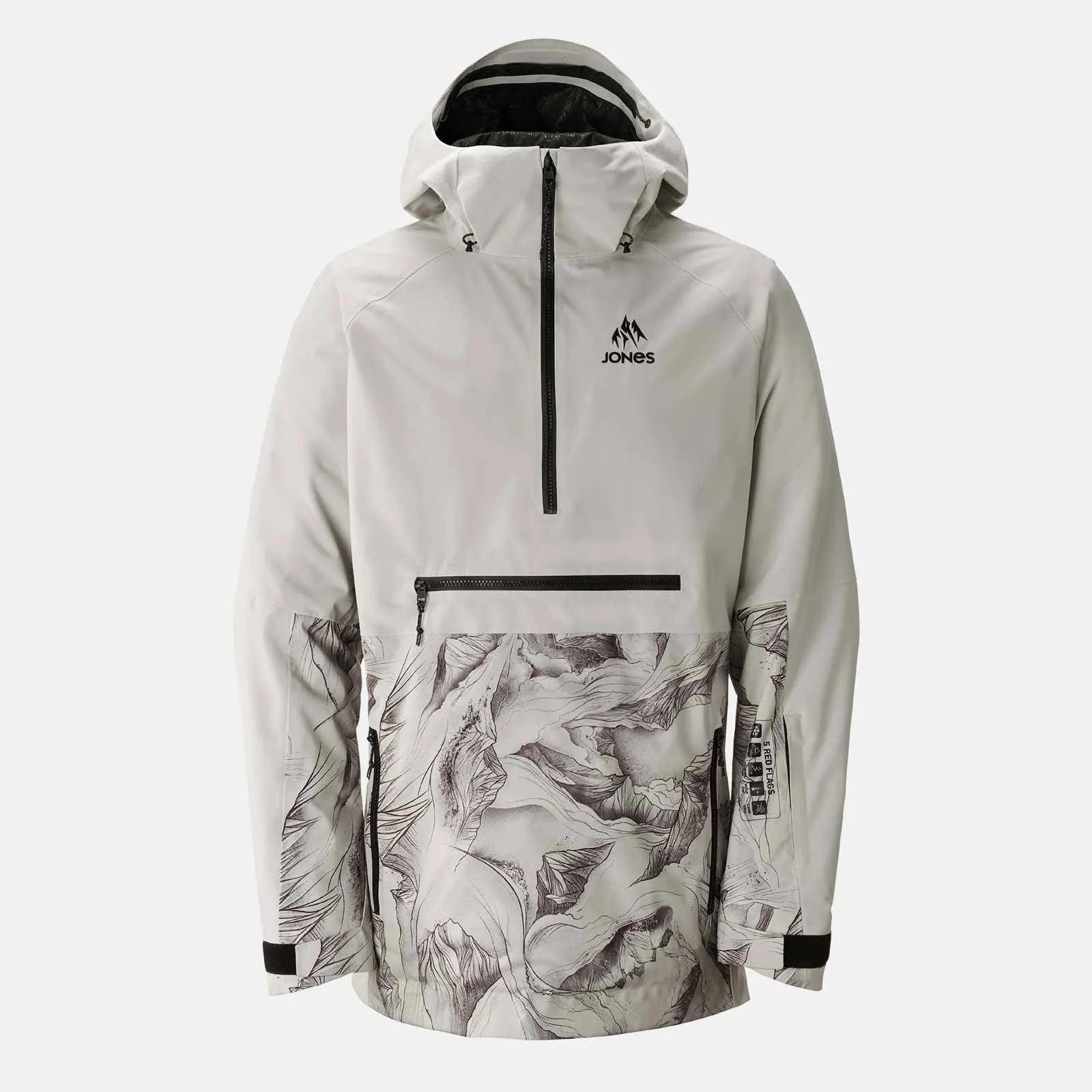 Jones Mountain Surf Anorak Mineral Gray