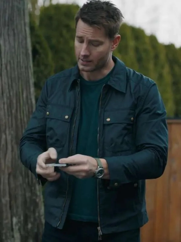 Justin Hartley Tracker Black Jacket - New American Jackets