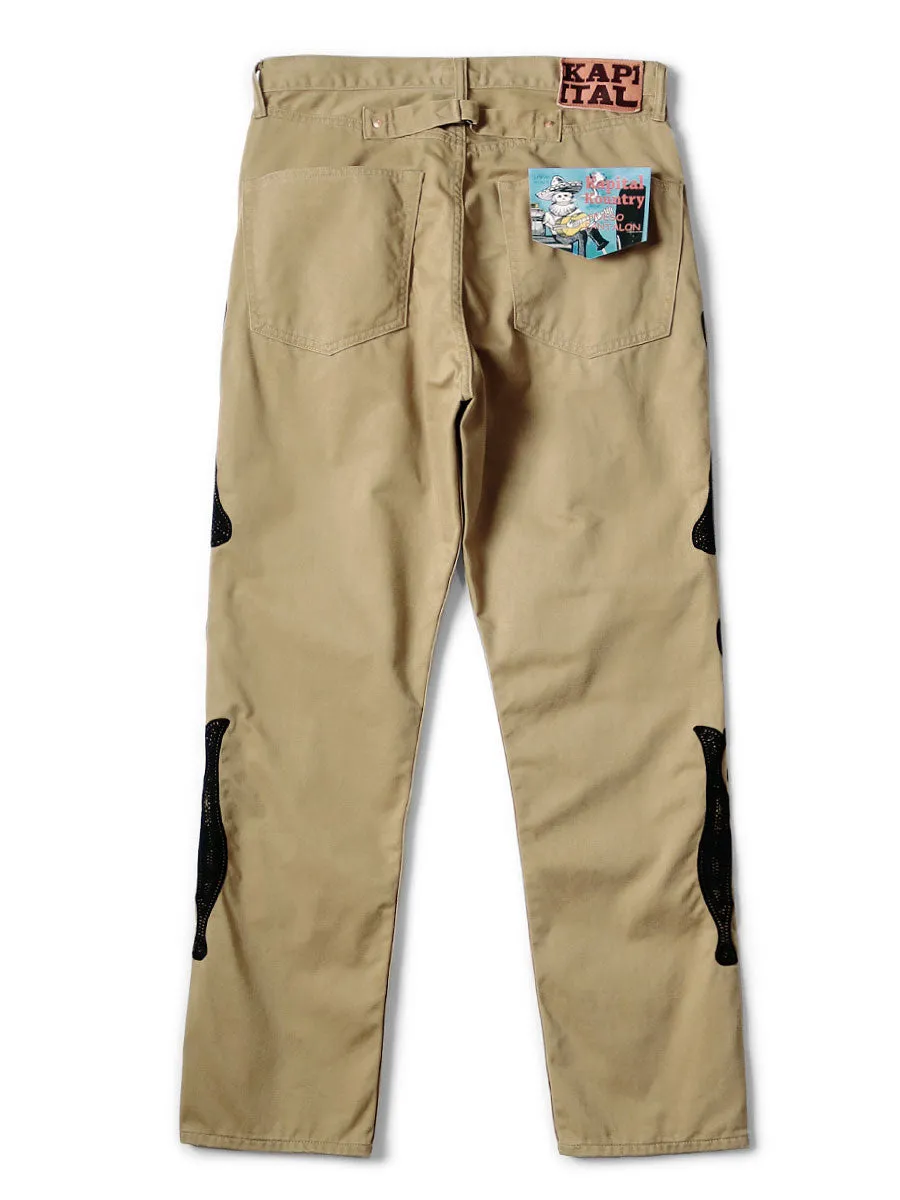 Kapital Chino Mexican Tuxedo 5P OKAGILLY Pants