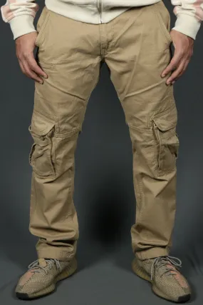 Khaki Cargo Pants For Men | Khaki Streetwear Cargo Pants | Jordan Craig Utility Cargo Pants