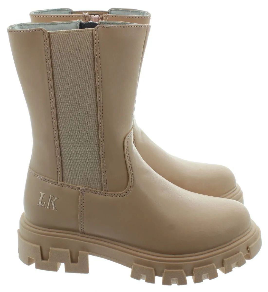 LELLI KELLY Kids LK2310 Rachele Calf Boots In Beige