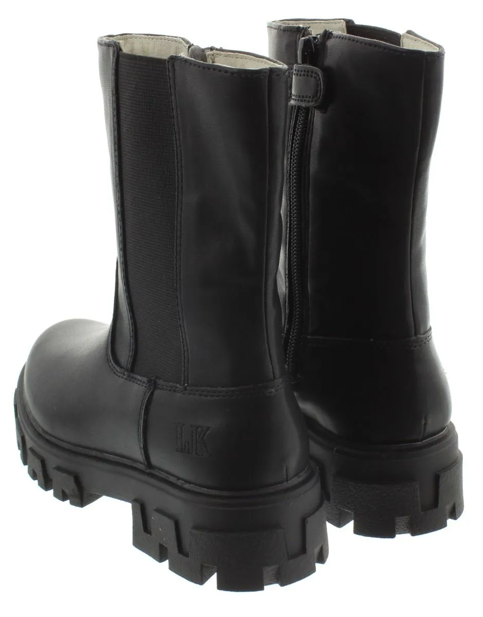 LELLI KELLY Kids LK2310 Rachele Calf Boots In Black