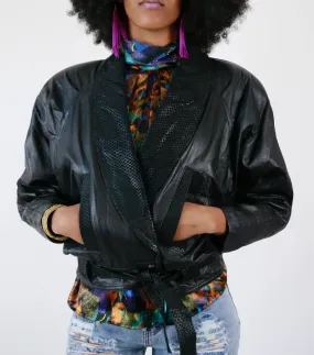 Live: 51 Vintage 80's Leather Bomber Jacket