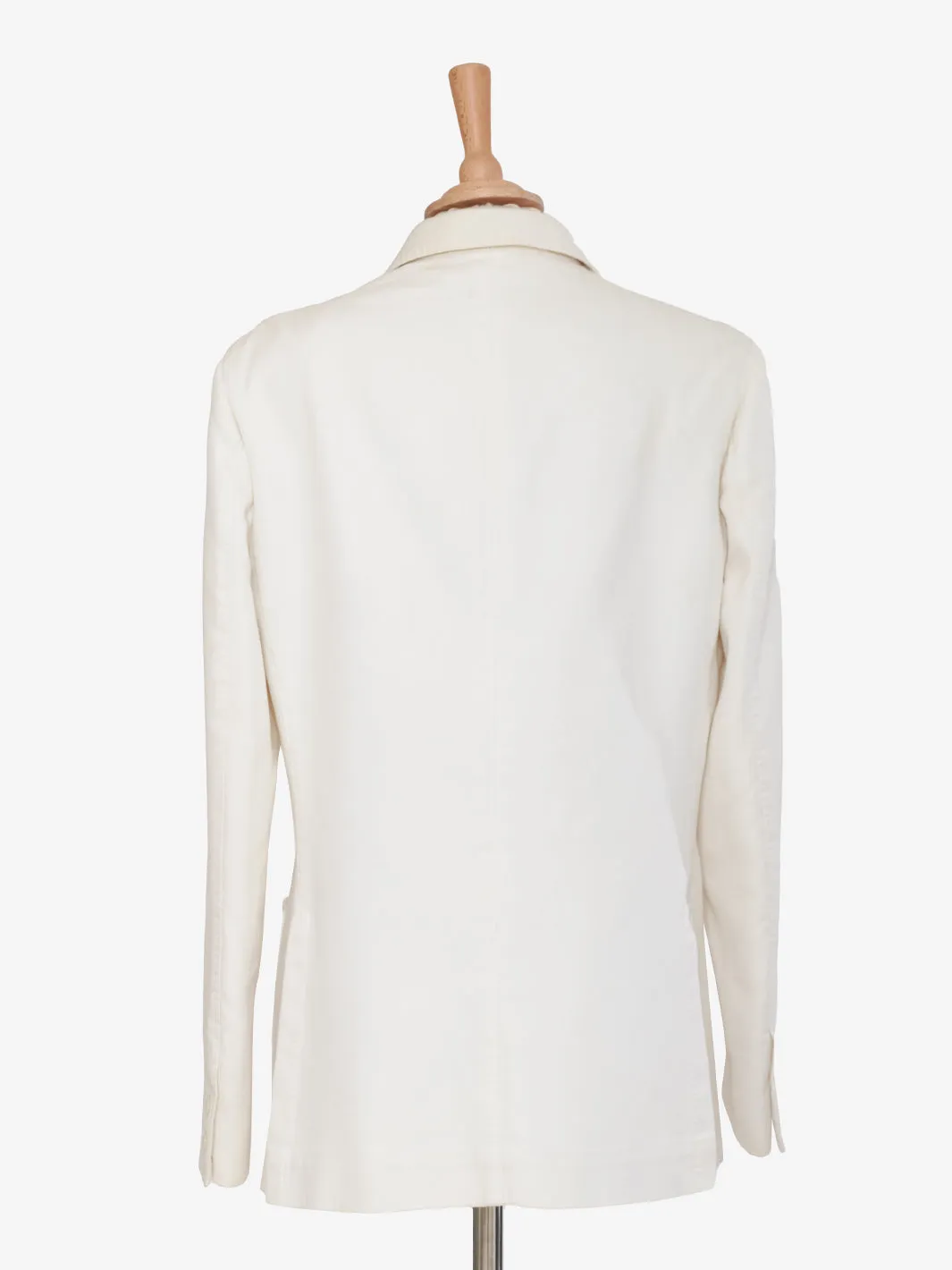 Malo White Cotton Jacket