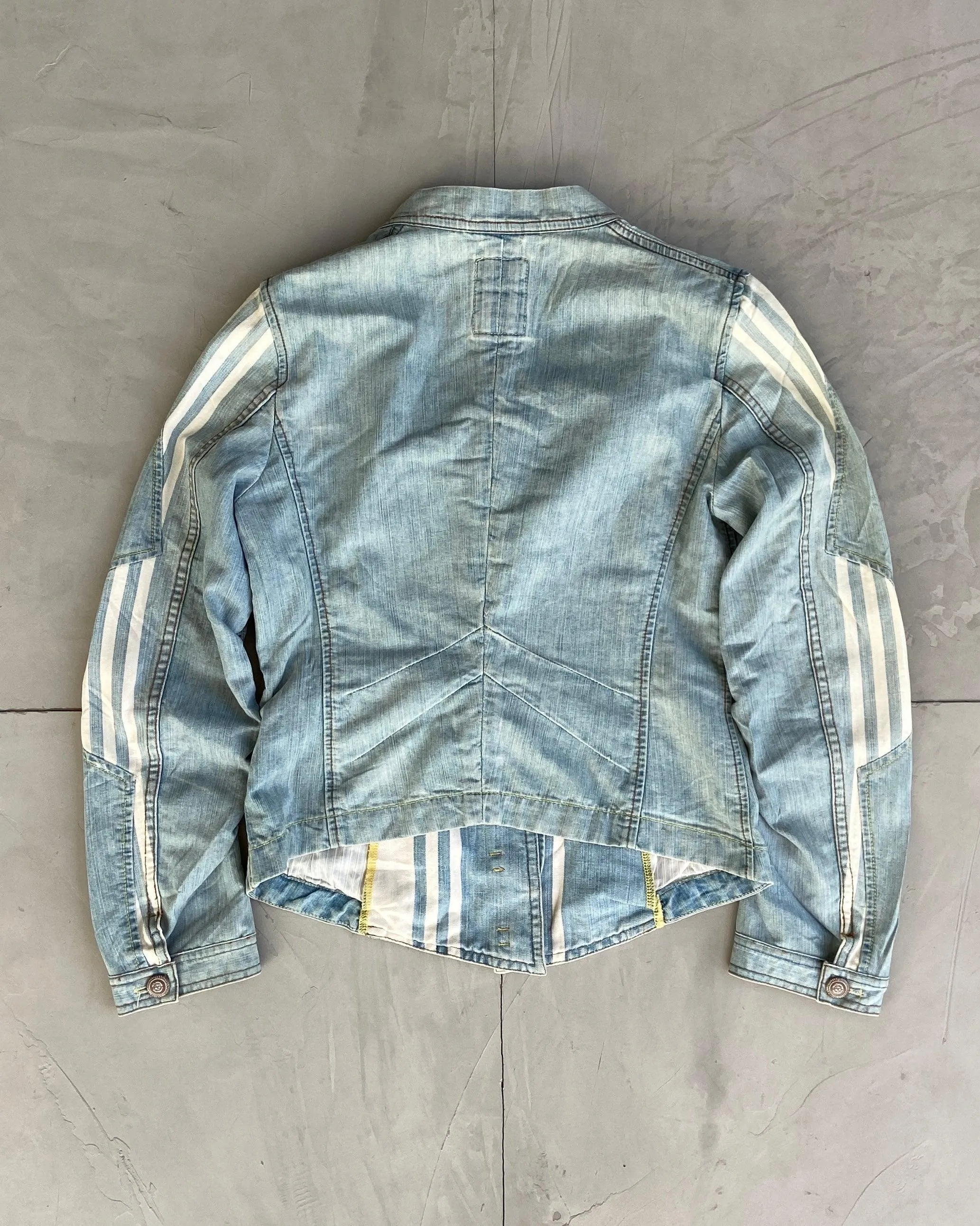 MARITHE FRANCOIS GIRBAUD MFG DENIM JACKET - M