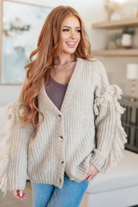 Melanie Fringe Cardigan