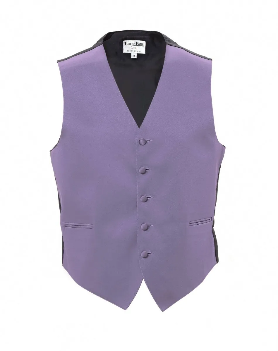 Men's Tuxedo Vest Fullback with Bow Tie - Light Colors