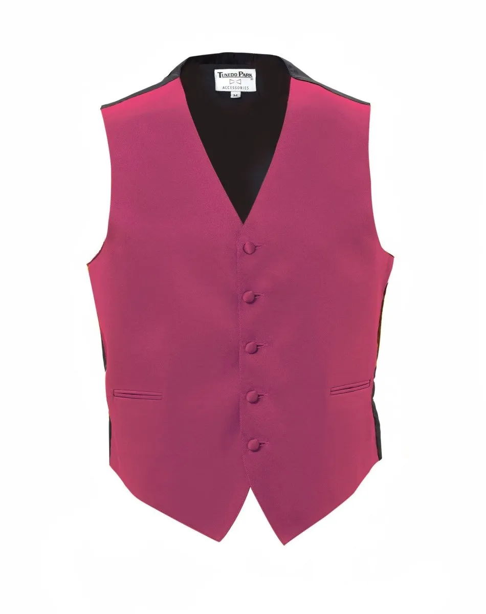 Men's Tuxedo Vest Fullback with Bow Tie - Light Colors