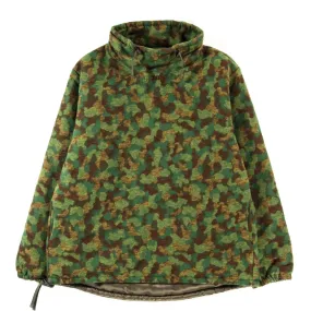 MONITALY INSULATED MOCK NECK PULLOVER JACQUARD GREEN CAMO