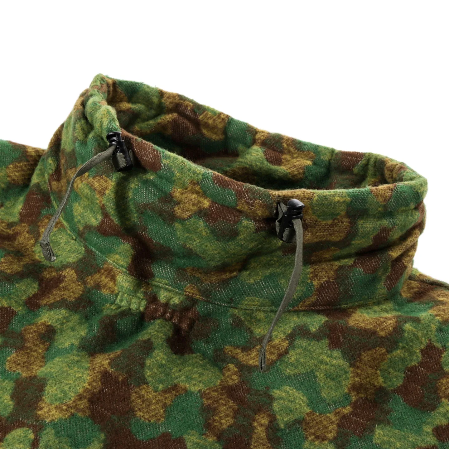 MONITALY INSULATED MOCK NECK PULLOVER JACQUARD GREEN CAMO