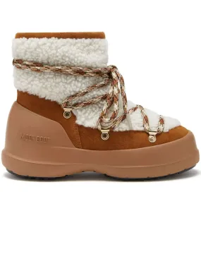 Moon Boot Luna Shearling Lace-up Boots