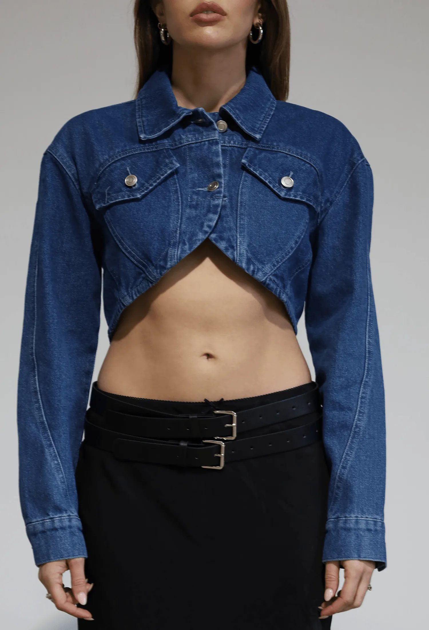 Mustang Crop Denim Jacket - FINAL SALE