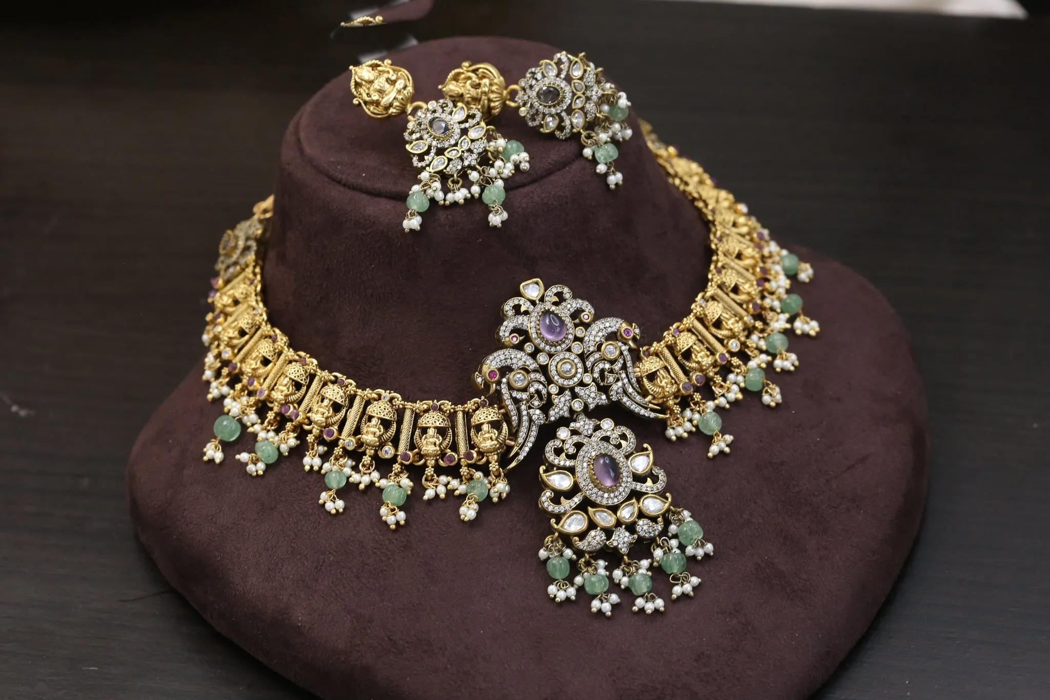 Next To Real Nakshi Necklace Set (ABJ-N101-37)