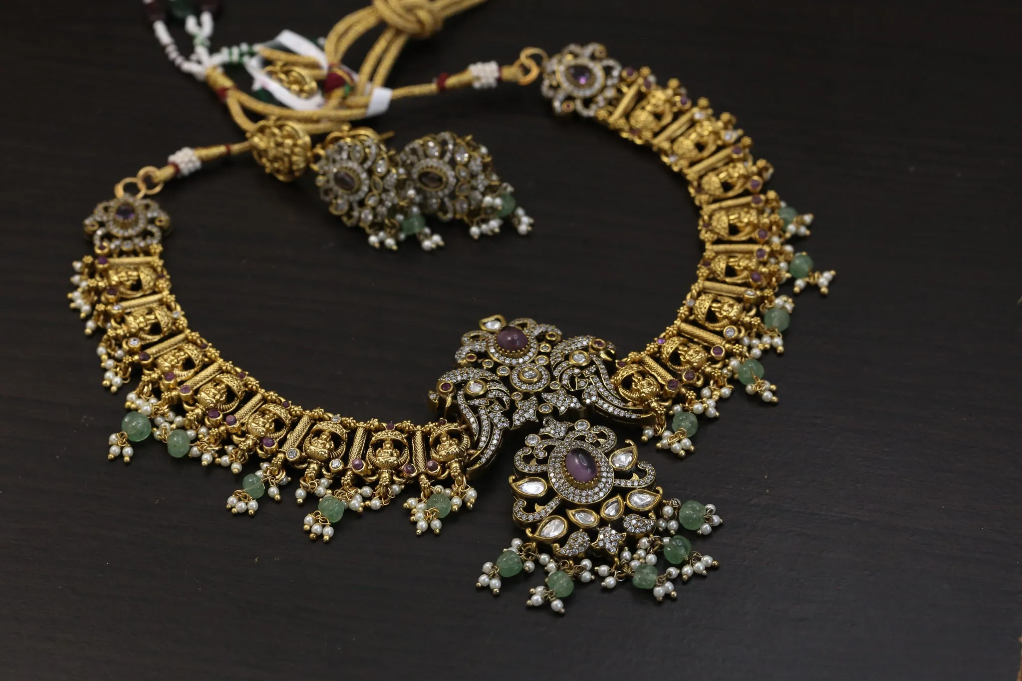 Next To Real Nakshi Necklace Set (ABJ-N101-37)