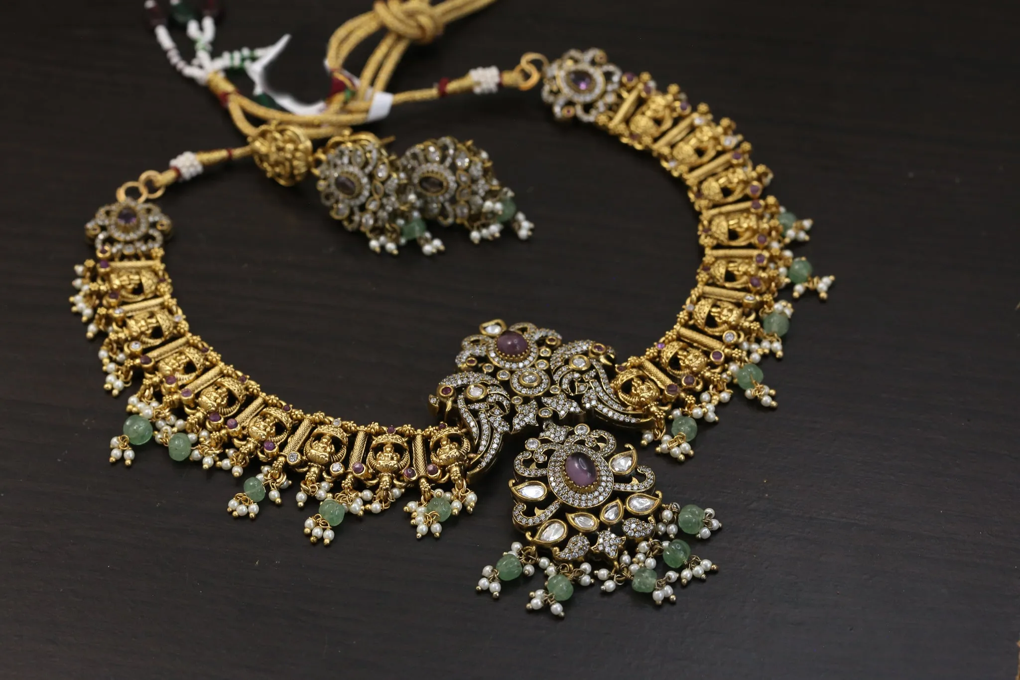 Next To Real Nakshi Necklace Set (ABJ-N101-37)