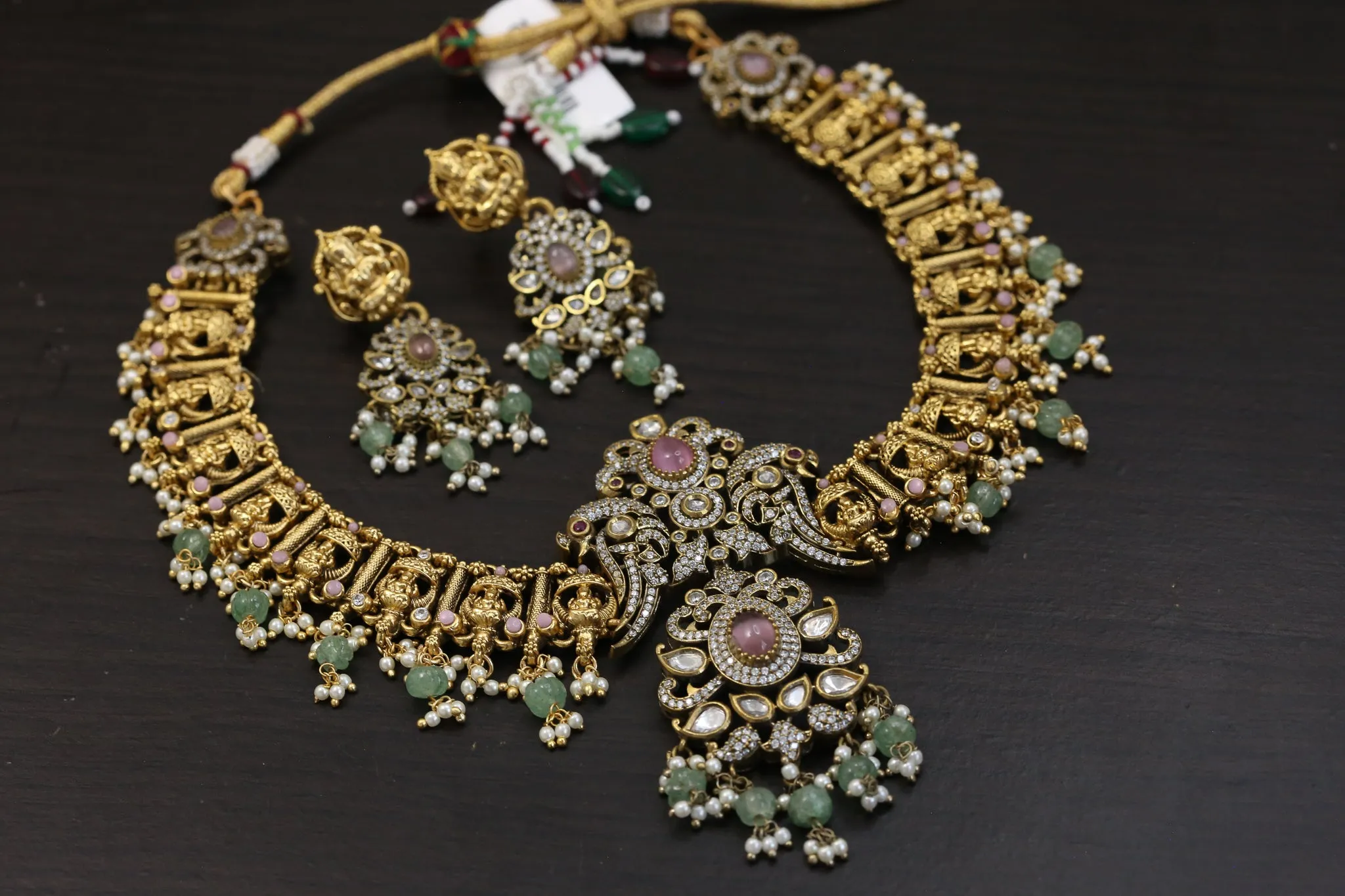 Next To Real Nakshi Necklace Set (ABJ-N101-38)