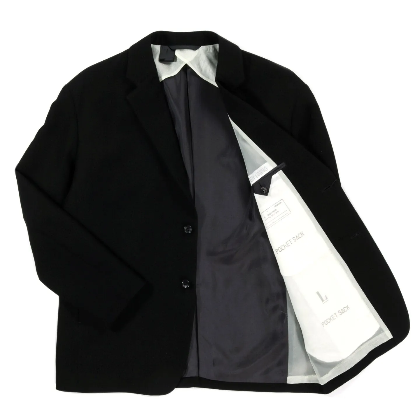 N.HOOLYWOOD JK06-098 BOXY SUIT JACKET BLACK