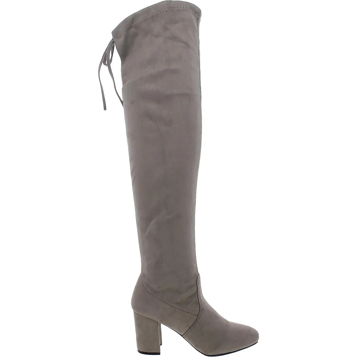 Olivia Miller Womens Faux Suede Casual Knee-High Boots