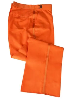 Orange Tuxedo Pants