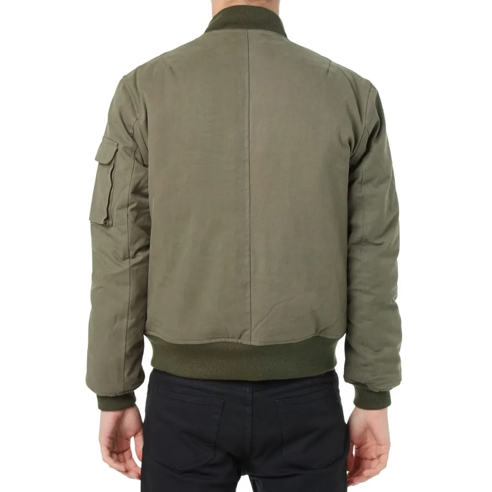 Our Legacy Bomber Jacket IIFaded Olive Twill