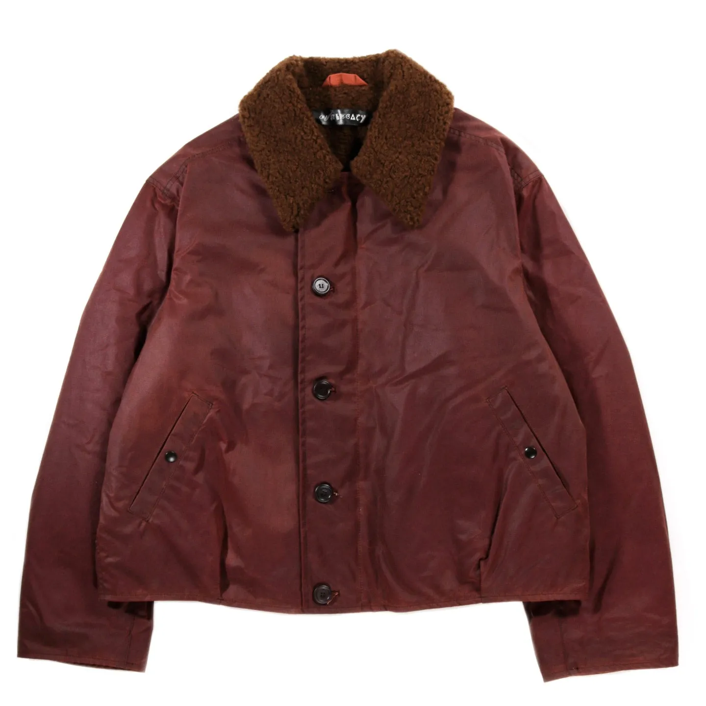 OUR LEGACY GRIZZLY JACKET OXBLOOD EVERWAX