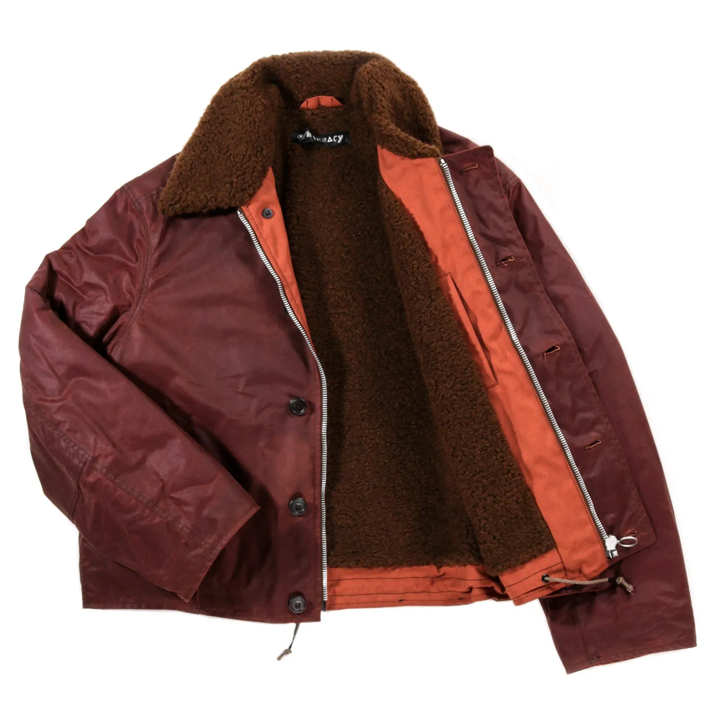 OUR LEGACY GRIZZLY JACKET OXBLOOD EVERWAX