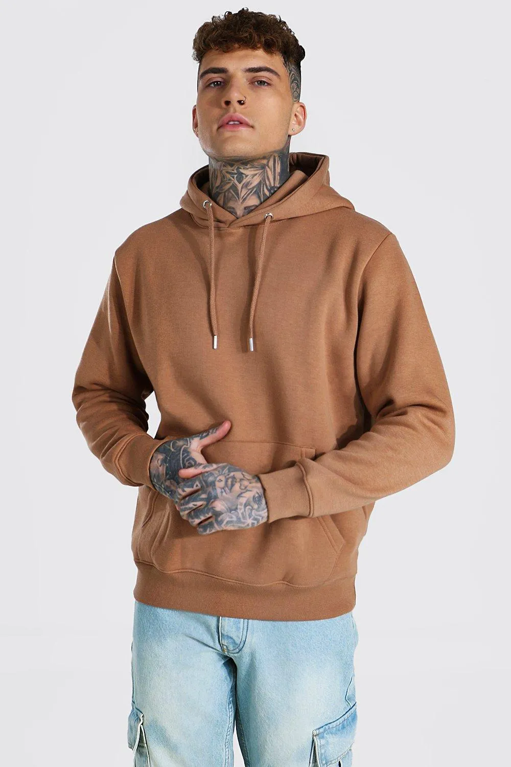 Over The Head Hoodie | boohooMAN UK