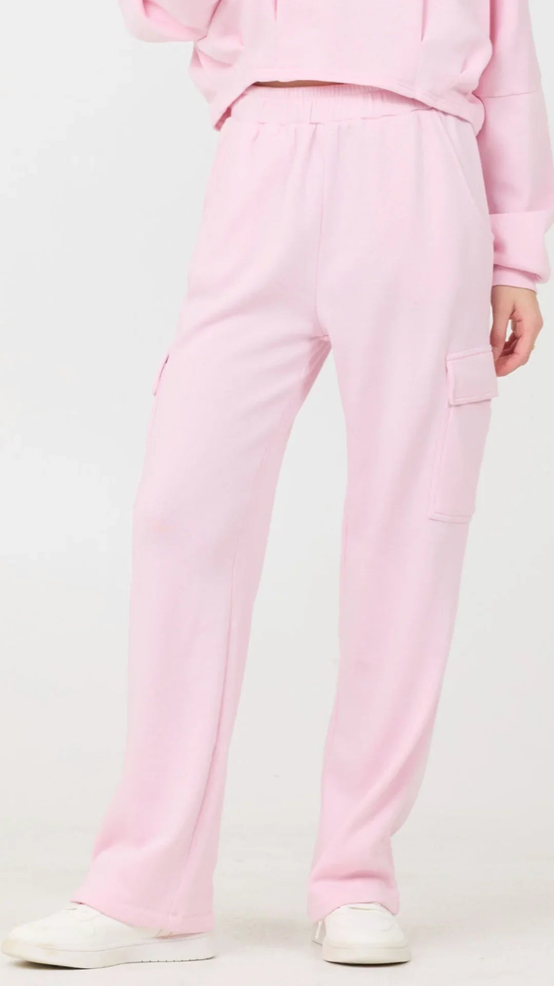 Paradise Pink 1/4 Zip & Cargos