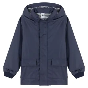 Petit Bateau Child Batah Iconic Raincoat Tuxedo Blue