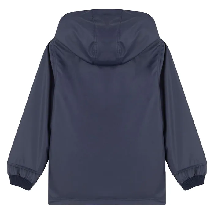 Petit Bateau Child Batah Iconic Raincoat Tuxedo Blue