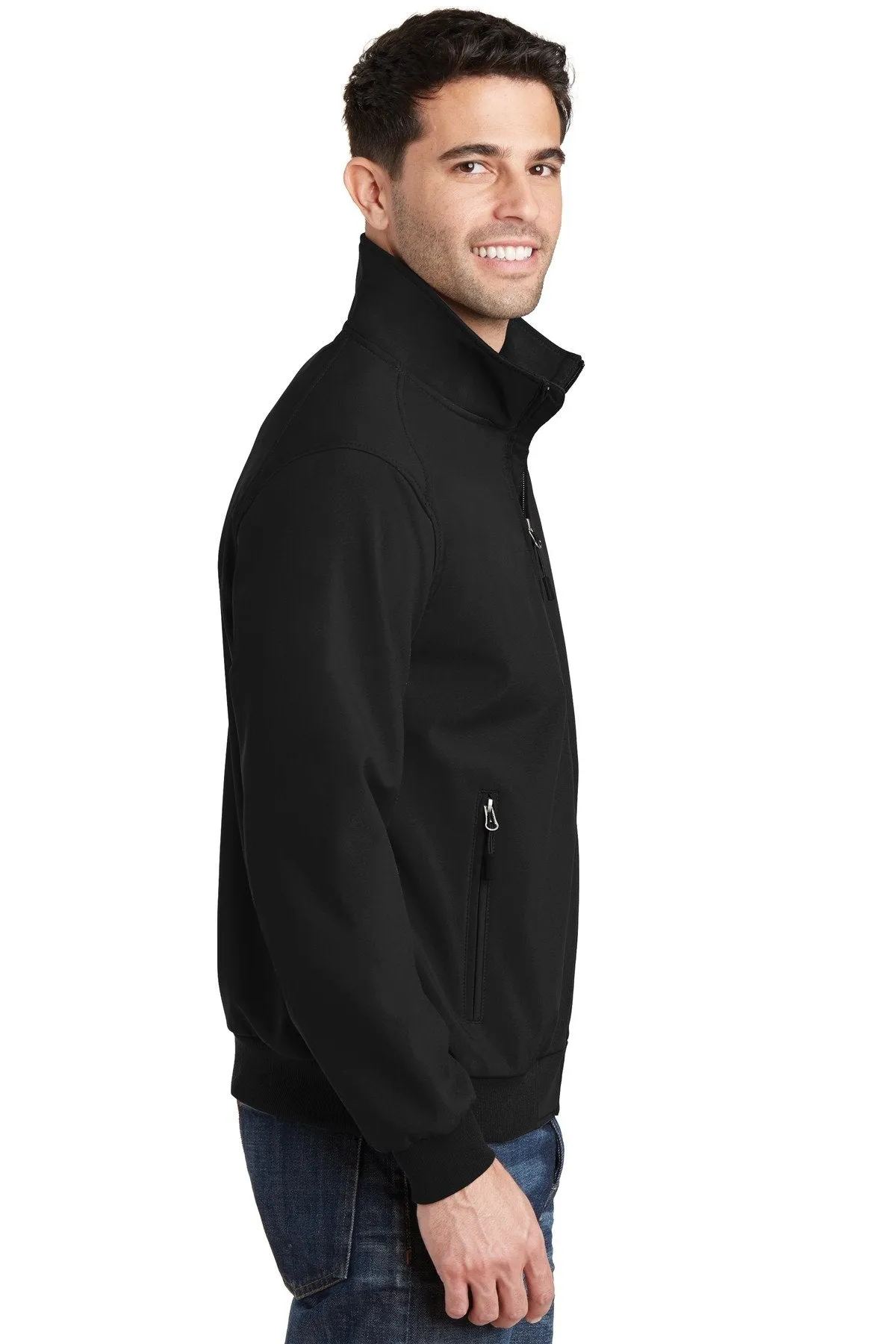 Port Authority Soft Shell Bomber Jacket J337 Black