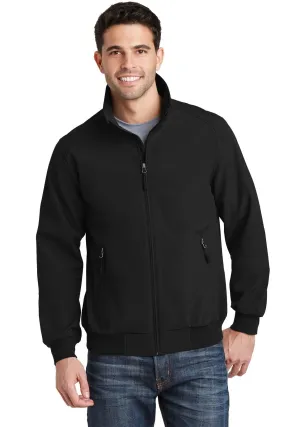 Port Authority Soft Shell Bomber Jacket J337 Black