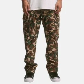 Purple Brand Relaxed Fit Twill Cargo Camo Print Pants