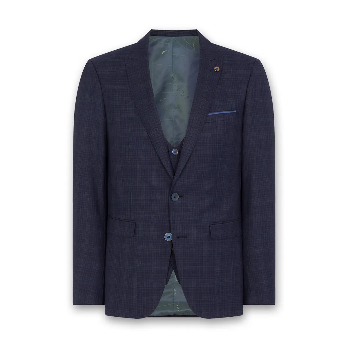 Remus - Lanito X-Slim 3 Piece Suit in Navy